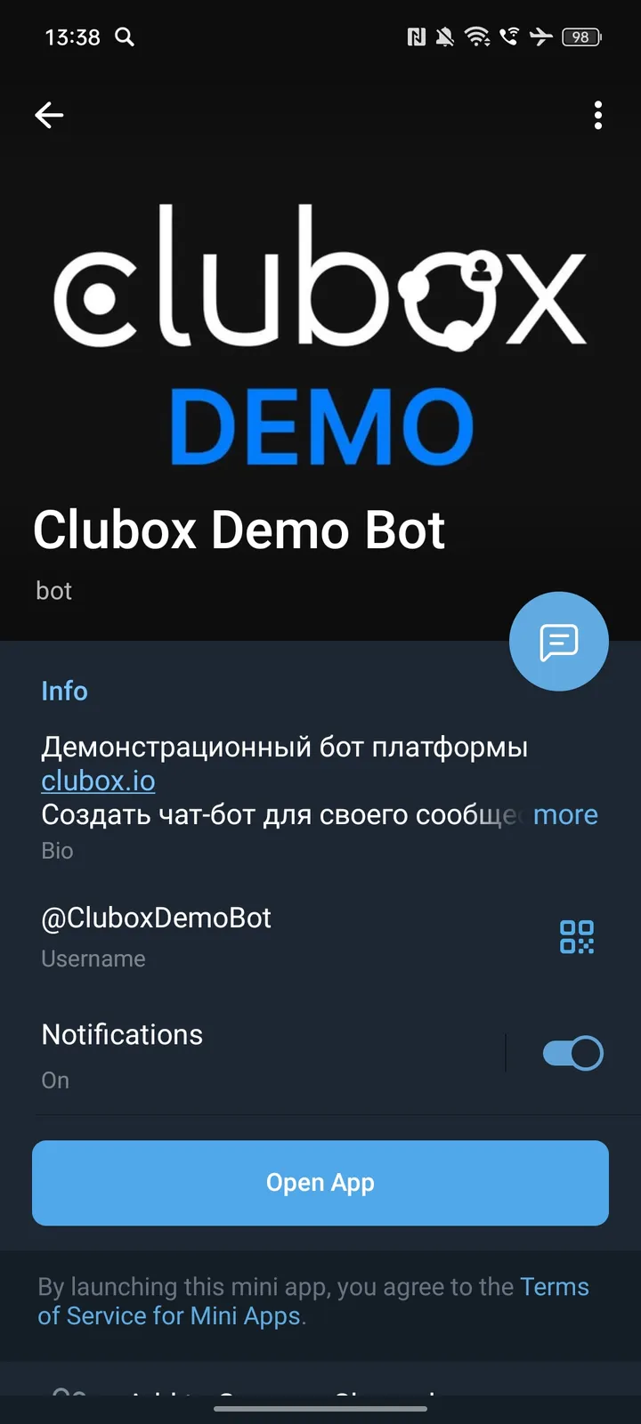 cluboxdemobot