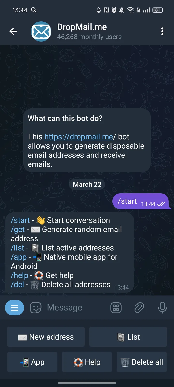 dropmailbot