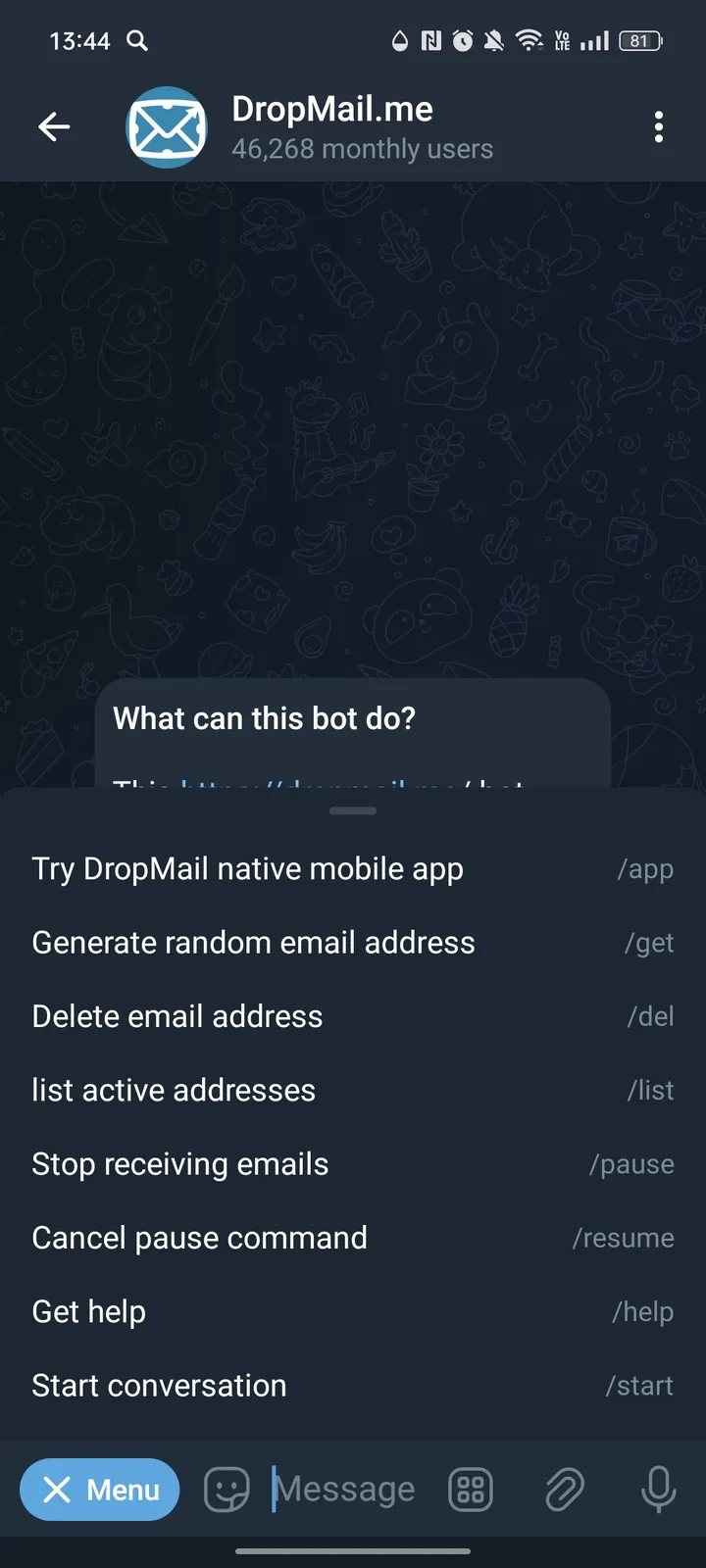 dropmailbot